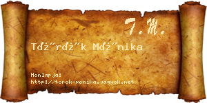 Török Mónika névjegykártya