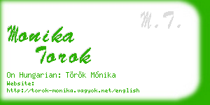 monika torok business card